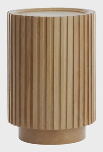 Light & Living Ronde Bijzettafel 'Kiyose' Mangohout, 33cm, kleur Naturel