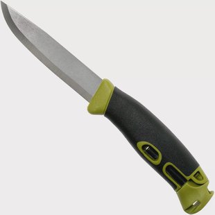 Morakniv Companion Spark 13570 Green, bushcraftmes met firesteel