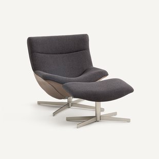 Draaibare relaxzetel met voetensteun, Wesley