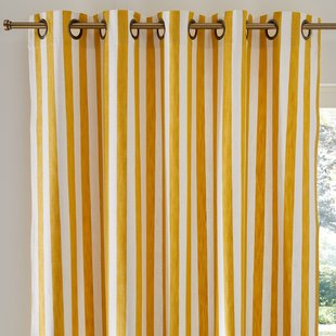 Katoenen gordijn met oogjes Ramla