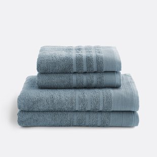 Set van 4 badstof handdoeken 600 g, ZAVARA