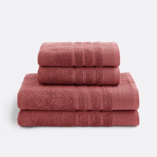 Set van 4 badstof handdoeken 600 g, ZAVARA