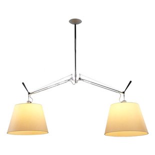Artemide Tolomeo Basculante 2-arm Hanglamp 36cm Perkament