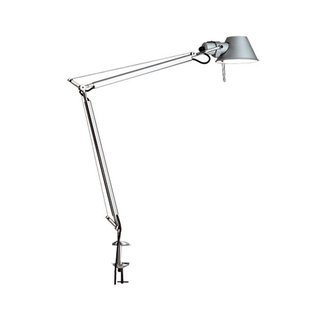 Artemide Tolomeo Klemlamp Retrofit Gepolijst Aluminium