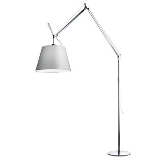 Artemide Tolomeo Mega Terra Booglamp Retrofit Dimmer Alu Grijs Satijn 36