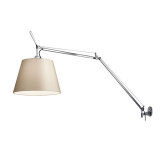 Artemide Tolomeo Mega Wandlamp Retrofit Schakelaar Alu Perkament 42