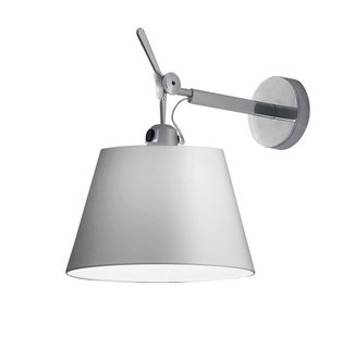 Artemide Tolomeo Parete Diffuser Wandlamp 24 Grijs Satijn