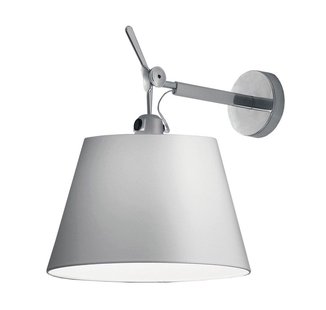 Artemide Tolomeo Parete Diffuser Wandlamp 32 Grijs Satijn