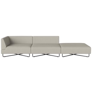 Bolia Orlando O2 Loungebank Outdoor 3 Modules Open Rechts Brezza Zand