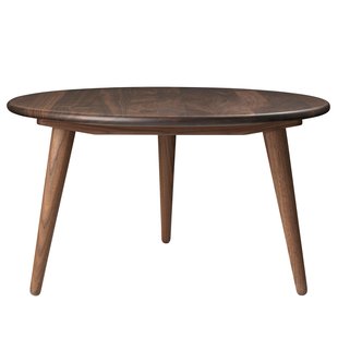 Carl Hansen&amp;Son CH008 Salontafel&Oslash;100 Geolied Walnoot