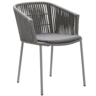 Cane-Line Moments Tuinstoel Met Armleuning Grijs Zitkussen
