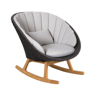 Cane-Line Peacock SchommelstoelZitkussen Light Grey Natte