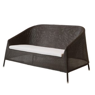 Cane-Line Kingston 2-zits Loungebank Mokka