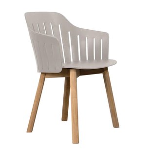 Cane-Line Choice Tuinstoel Teak Onderstel Taupe