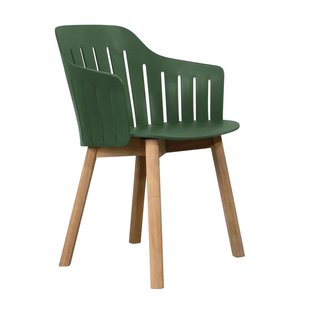Cane-Line Choice Tuinstoel Teak Onderstel Donkergroen
