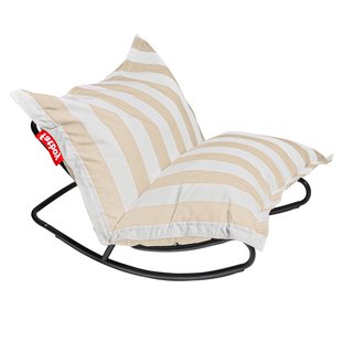 Fatboy Rock'n Roll Schommelstoel Zwart Outdoor Zitzak Sandy Beige