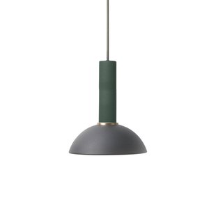 Ferm Living Hoop Black Hanglamp Groot Donkergroen
