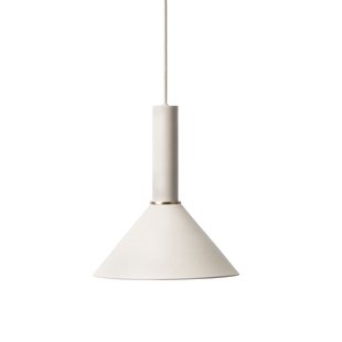 Ferm Living Cone Light Grey Hanglamp Groot Lichtgrijs