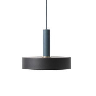 Ferm Living Record Black Hanglamp Groot Donkerblauw