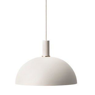 Ferm Living Dome Light Grey Hanglamp Klein Lichtgrijs