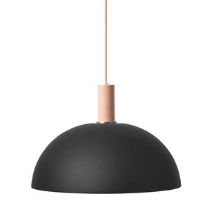 Ferm Living Dome Black Hanglamp Klein Roze