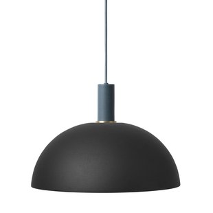 Ferm Living Dome Black Hanglamp Klein Donkerblauw
