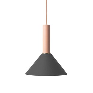 Ferm Living Cone Black Hanglamp Groot Roze