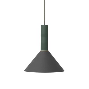 Ferm Living Cone Black Hanglamp Groot Donkergroen