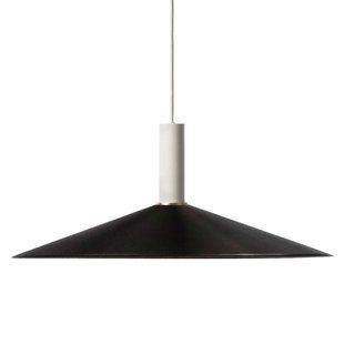 Ferm Living Angle Hanglamp Black Groot Lichtgrijs