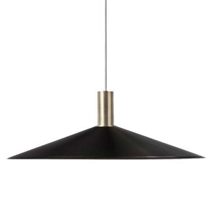 Ferm Living Angle Hanglamp Black Klein Messing