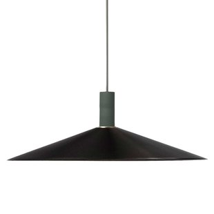 Ferm Living Angle Hanglamp Black Klein Donkergroen