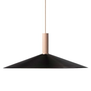 Ferm Living Angle Hanglamp Black Groot Roze