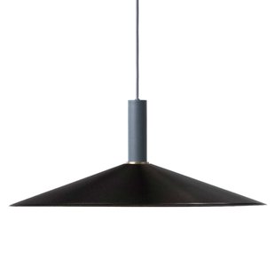 Ferm Living Angle Hanglamp Black Groot Donkerblauw