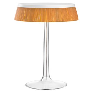 Flos Bon Jour Tafellamp LED Wit Kap Rattan