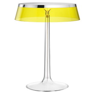 Flos Bon Jour Tafellamp LED Chroom Kap Geel