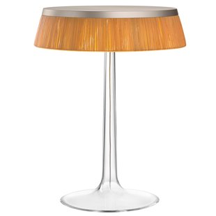 Flos Bon Jour Tafellamp LED Koper Kap Rattan