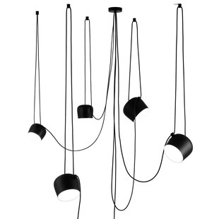 Flos Aim 5 Cluster Hanglamp LED Zwart