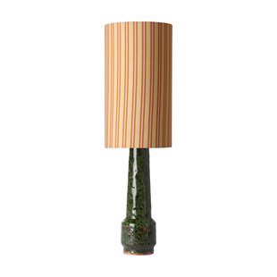 HKliving Retro Stoneware Tafellamp Green Kap Doris For HK Stripes
