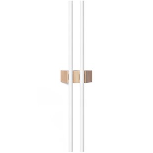 Hollands Licht Minimism Double Wandlamp Large Naturel Eiken