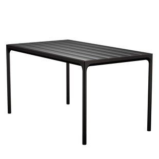 Houe Four Counter Tuintafel 160x90 Zwart Zwart Onderstel