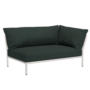 Houe Level2 Rechter Hoek 2-zits Loungebank Frame Wit Stof Alpine