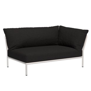 Houe Level2 Rechter Hoek 2-zits Loungebank Frame Wit Stof Char