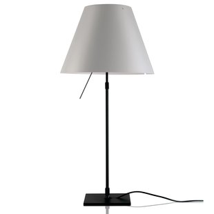 Luceplan Costanza Tafellamp Telescopisch Met Dimmer Zwart/Mistic White
