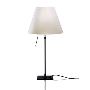 Luceplan Costanza Tafellamp Telescopisch Met Dimmer Zwart/ivoor