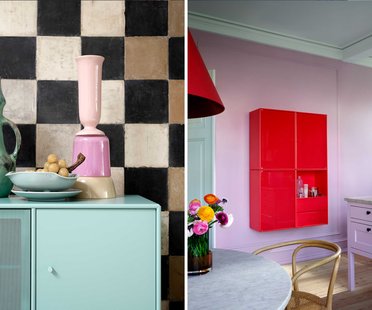 Luceplan Costanza Hanglamp Up&amp;down Primary Red