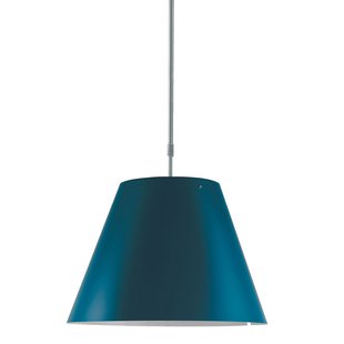 Luceplan Costanza Hanglamp Telescopisch Petroleum Blue