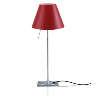Luceplan Costanzina Tafellamp Aluminium/rood