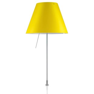 Luceplan Costanzina Tafellamp Met Schroefbevestiging Aluminium/Smart Yellow