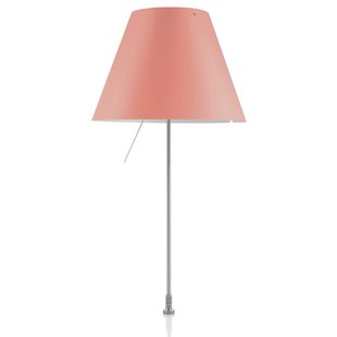 Luceplan Costanzina Tafellamp Met Schroefbevestiging Aluminium/Edgy Pink
