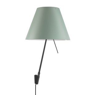 Luceplan Costanzina Wandlamp Zwart/Comfort Green